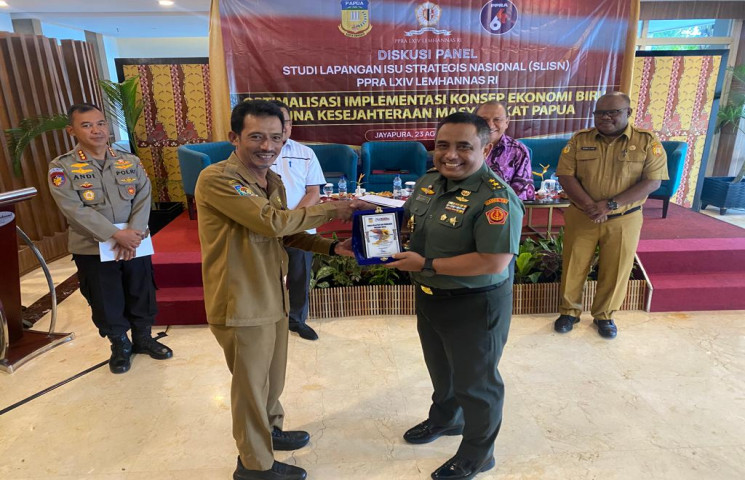PPRA 64 Lemhannas RI Akan Buat Kajian Konsep Ekonomi Biru di Papua